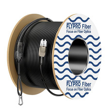 - OM3 Fiber Patch Cable Outdoor Armored 200M/656Ft, OM3 Industrial TPU Uniboot L picture