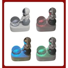Astronaut Crystal Ball Night Light Galaxy Color Changing LED Lamp Desk Decor EX picture