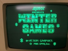 Apple 2 Software : WINTER GAMES by EPYX picture