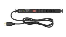 Valiant Power Rack Mount Power Strip - 240V 30A Single Phase PDU with Built-in picture