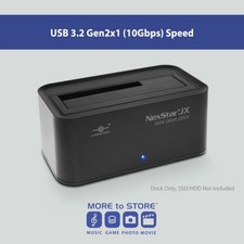 Vantec NexStar JX USB3.2 USB-C Single Bay Docking Station, NST-D158C3-BK picture