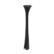 23 Inch  Releasable Cable Ties Adjustable Zip Ties Black 100Pcs picture