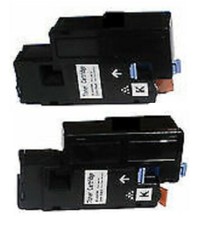 2-Pk/Pack Black Toner for Dell 1250 1250C 1355cn C1760NW C1765NF C1765NFW picture