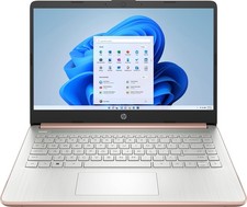 HP - 14 in - Intel Celeron - 4GB Memory - 64GB eMMC - Rose Gold W11 picture