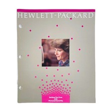 Hewlett-Packard Personal Card File User Manual 1984 HP-150 Vintage Guide picture