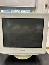 Integrated Audio 17 Inch Sony Multiscan G220S CRT Monitor. Tested and Working. picture
