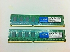 Lot of 2 Crucial 4GB DDR3 CT51264BA160B.C16FPD2 OEM Dell Precision T1500 Ram 158 picture