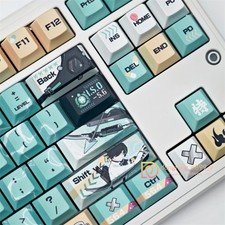 Zenless Zone Zero Asaba Harumasa PBT Keycap 130+ Keys Gift For Cherry MX Keypads picture
