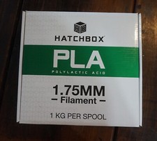 HATCHBOX PLA 3D Printer Filament 1.75 mm 1KG SPOOL, Pantone Blue, New & Unused picture