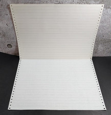 Vtg Dot Matrix Printer Continuous Feed Paper 50-Count 14 7/8