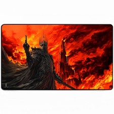 Grunge King TCG Playmat and Gaming Mousepad, Funny Fantasy Castle, MTG picture