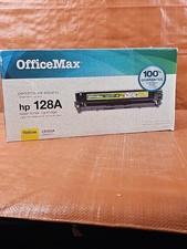 Office Max HP 128A Yellow LaserJet Toner Cartridge CE322A - picture