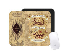 Marauder’s Map Mouse Pad | Wizard School Desk Mat | Custom Fantasy Gift picture