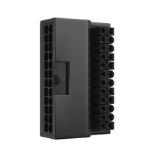 TEUCER 24Pin ATX Motherboard Power Connector 90 Degree Adapter Mod Kit picture
