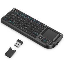 K808 Mini Keyboard with Touchpad, 2.4G + BT, with 7-Color Backlight picture