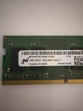 Micron 4GB  1Rx16 PC4-2400T SCO-11 Laptop Memory picture