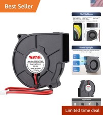 75mm x 30mm 12V Cooling Fan - High Airflow 11.9 CFM, Perfect for DIY Projects picture