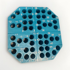 Server Rack Cable Comb | 48-Port | 10mm Cat6/Cat5e | Numbered | PLA picture