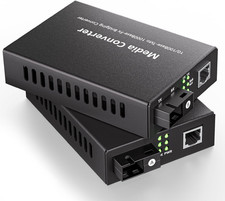 A Pair 100M Single Mode Bidi Fiber to Ethernet Media Converter, SMF Single SC Fi picture
