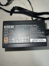 Cooler Master- MASTERWATT-650W -MPX-6501-AMAAB-ATX-80 PLUS BRONZE picture