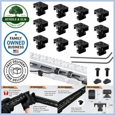 12 Pack M-Lok Cable Clips for Rifle Accessories Picatinny Rail Wire Management picture