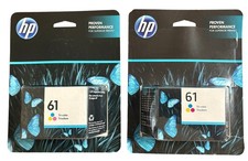 LOT Of 2~HP 61, Tri-Color Ink Cartridge picture