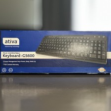 Ativa GS600 Wired PS/2 Keyboard Black picture