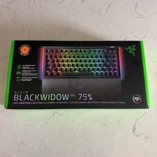 New Razer Blackwidow V4 75% Hot-Swappable Keyboard Tactile Switches - SEALED picture