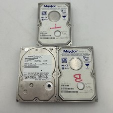 Lot of 3 Maxtor Deskstar Hard Drives 300GB 320GB 7200RPM *READ* picture