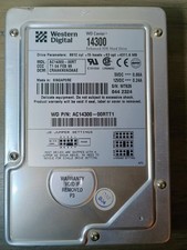 Vintage Western Digital Caviar 14300 4.3GB IDE Desktop Hard Drive AC14300-00RT picture