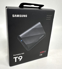 Samsung T9 Portable SSD 1TB Black USB 3.2 Gen 2x2 (MU-PG1T0B/AM) *NEW SEALED* picture