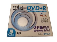 Radius DVD+R inkjet printable disk 4X 4.7gb 120min Japan 5 pack Okoroku Series picture