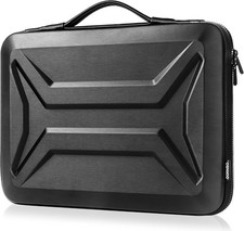 15.6 16 Inch Laptop Hard Case Shockproof Waterproof Sleeve Black picture