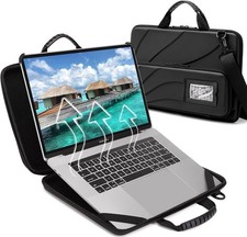Hard Shell Laptop Case for 13-14 Inch Devices, Protective Carrying Case with Sta picture