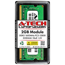 2GB DDR3 PC3-12800 SODIMM (Replacement for Elpida EBJ20UF8BDU5-GN-F) Memory RAM picture