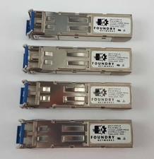 Lot of 4 Foundry Networks (E1MG-LX) Network Adapter Transceiver picture