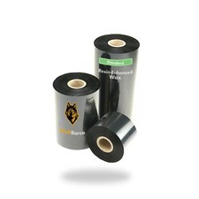 12 Rolls 4.33 x 1476/110mmx450m Resin-Enhanced Wax Thermal Transfer Ribbon Zebra picture