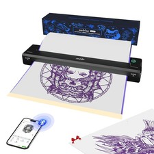 PeriPage Wireless Tattoo Stencil Printer - Pro/Beginner, Bluetooth, Portable picture