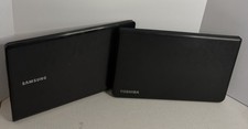 Samsung Laptop Notebook Toshiba Satellite Parts Only Broken Lot Of Two picture