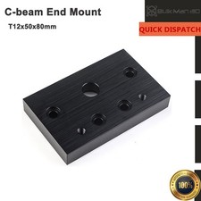 C-Beam End Mount Plate T12x50x80mm for C-beam Linear Actuator 4080 V-Slot picture