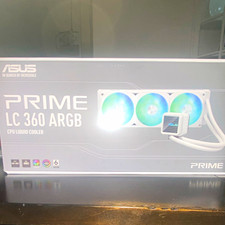 ASUS Prime LC 360 ARGB 360mm Liquid CPU Cooler, White, 120mm Fans picture