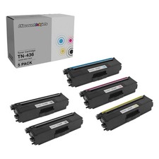 Toner Cartridge for Brother TN436 TN433 TN431 Super HY 2 B, C, M, Y 5pk picture