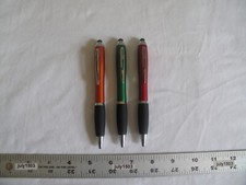 (3) NEW Xtreme Touchscreen Stylus Pens - RED, GREEN, ORANGE - phone tablet picture