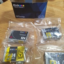 ez ink cartridges EXP 22 (2)t124120 black (1) t124420 yellow (1) t124320 magenta picture