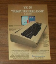 Rare Advertising Commodore VC 20 VolksComputer - Computer of the Year 1983 picture
