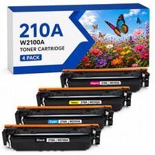 4 Pack W2100A 210A Toner With Chip for HP 4201dn 4201dw MFP 4301fdn 4301fdw picture