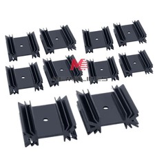 10PCS 34x38x12mm Aluminum Heatsink Cool Heat Sink TO-247 TO-220 Sound Transistor picture
