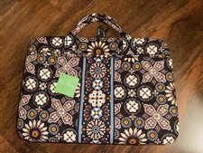 Vera Bradley CANYON LAPTOP PORTFOLIO Hard Computer Case Travel Work School picture