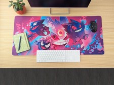 Mouse Pad Gengar Pokemon Anime Desk Accessories Cute Deskmat for Game Room Decor picture
