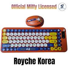 ROYCHE Miffy Official Wireless Keyboard Mouse Combo Bluetooth 5.0 Multi-Pairing picture